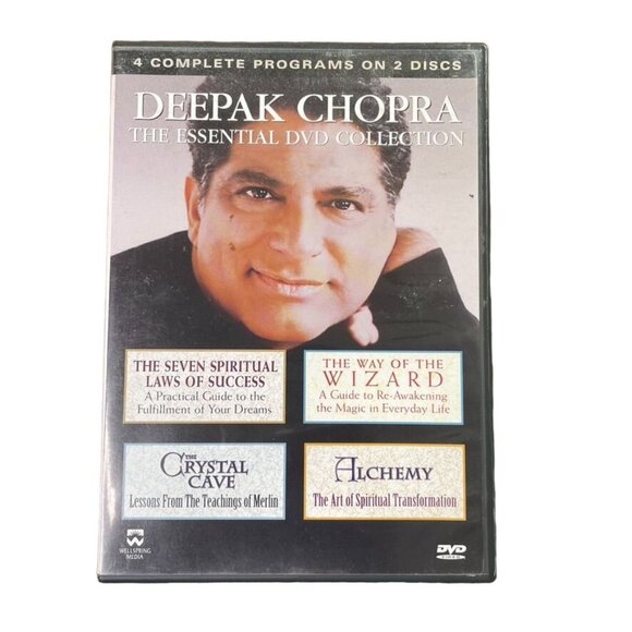 Deepak Chopra The Essential Self Help 4 DVD Collection 90s u - Picture 1 of 2